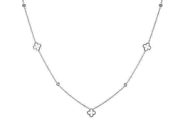E320-74775: NECKLACE .20 TW (18")