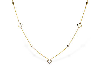 E320-74775: NECKLACE .20 TW (18")