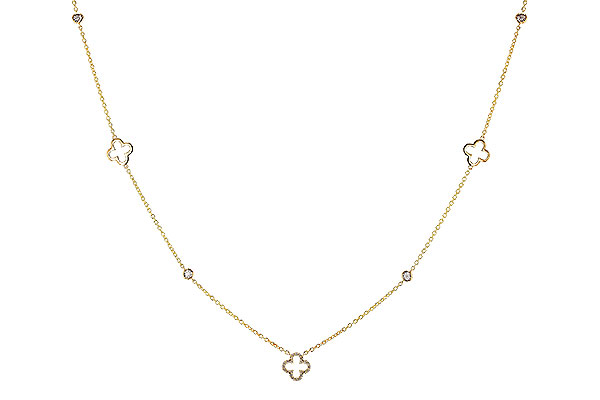 E320-74775: NECKLACE .20 TW (18")