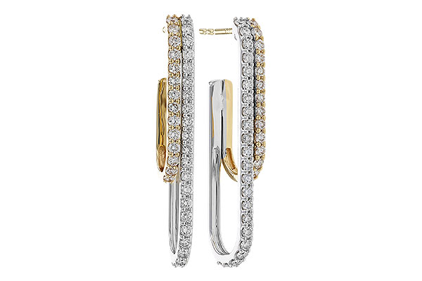 E320-75647: EARRING .98 TW