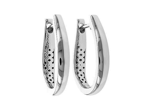 E320-78438: GOLD EARRINGS (17MM)