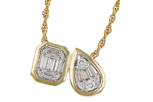 E320-80238: NECKLACE .17 BAG .25 TW
