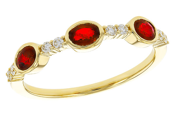 E320-81093: LDS WED RG .66 TW RUBY .78 TGW