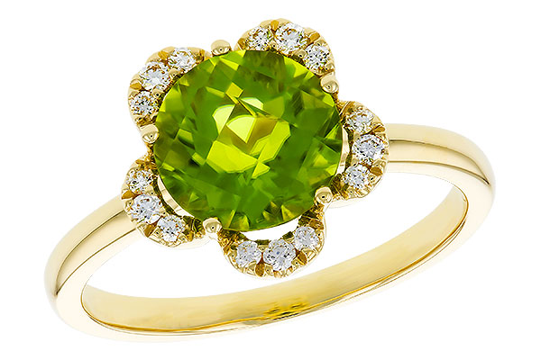 E320-81102: LDS RG 2.16 PERIDOT 2.28 TGW (8MM RD)