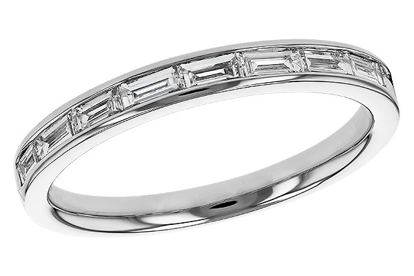 E321-63829: LDS DIA WED RG .44 TW BAGUETTES