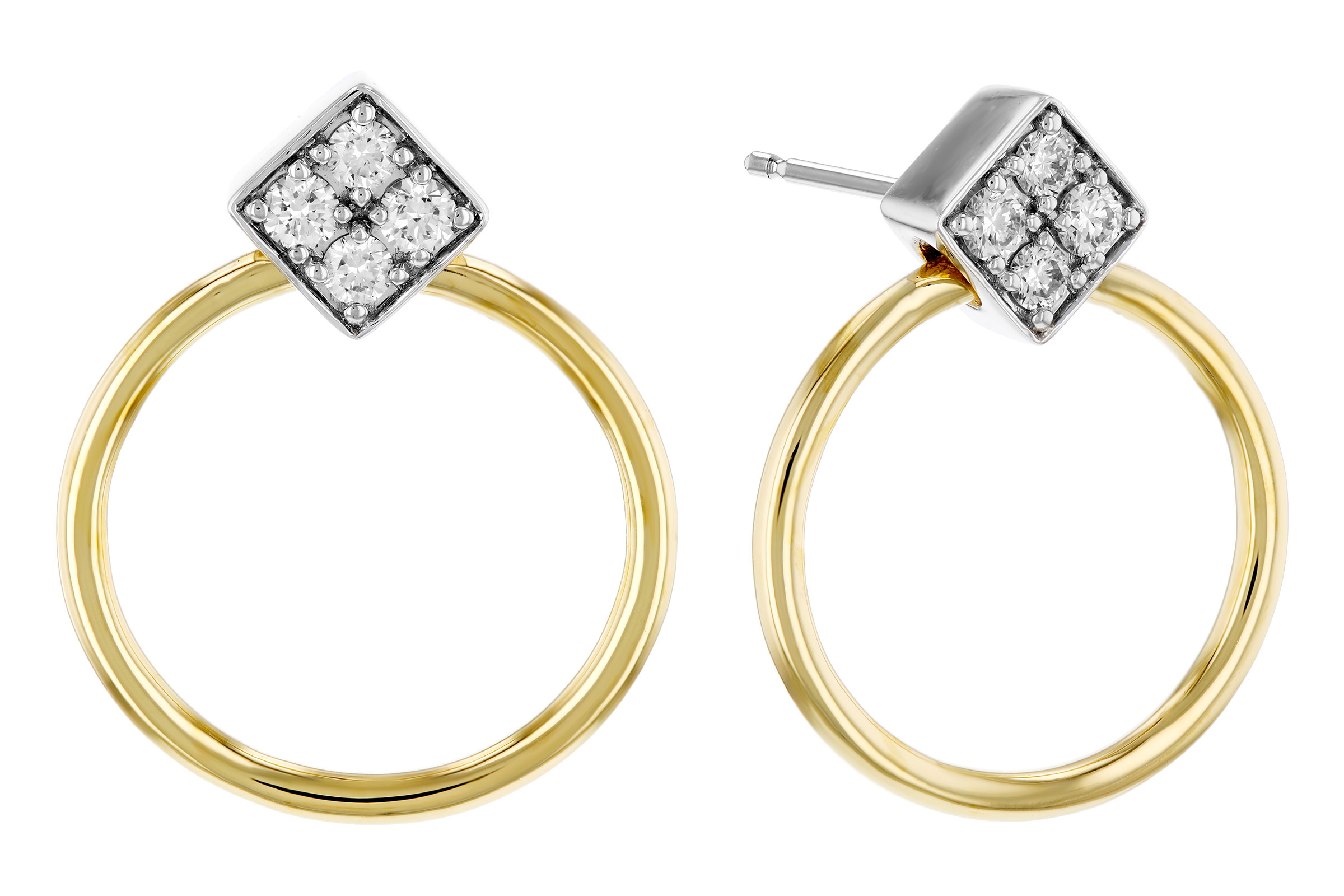 E321-64775: EARRINGS .25 TW