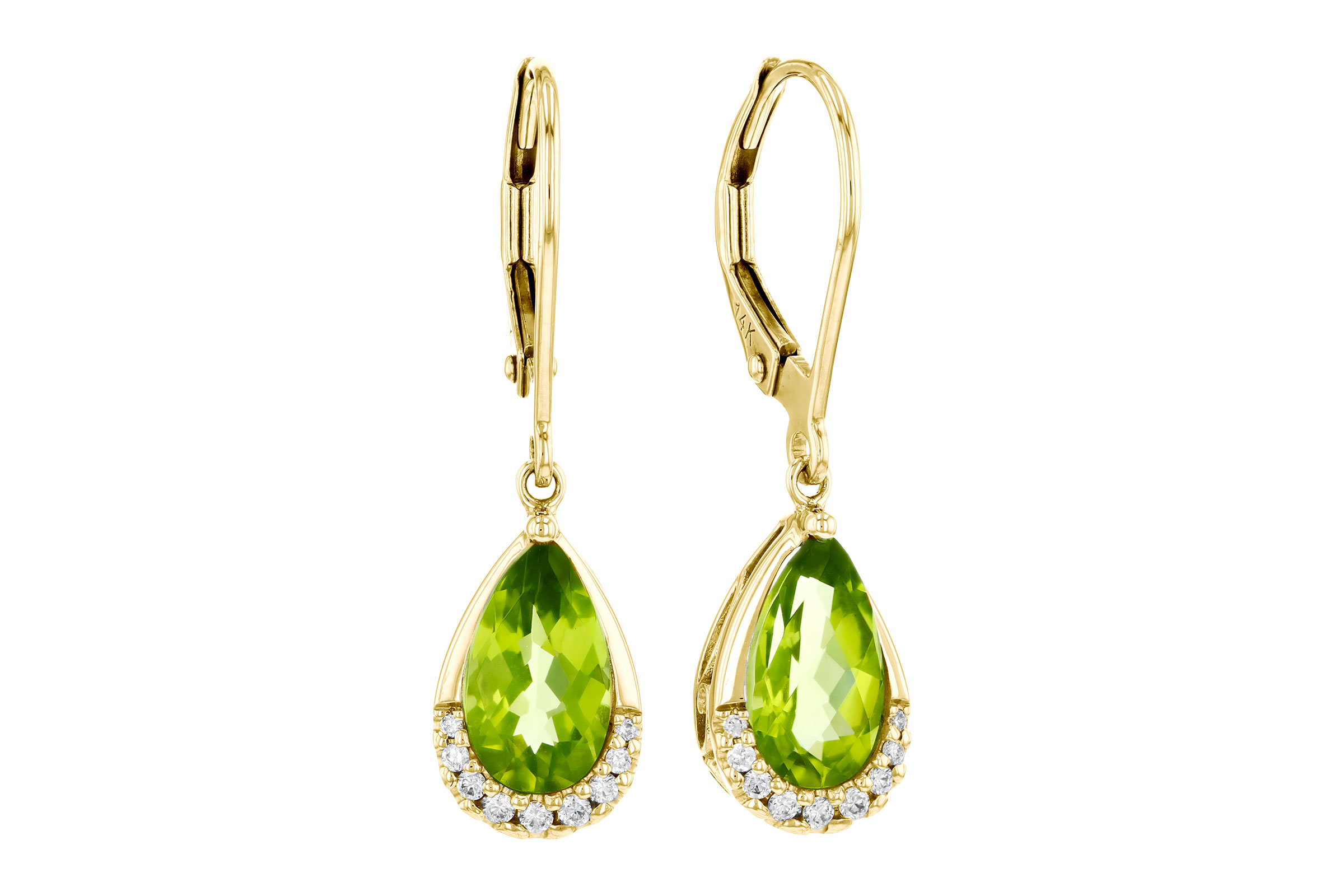 E321-65647: EARR 1.85 PERIDOT 1.94 TGW (9x5MM PS)