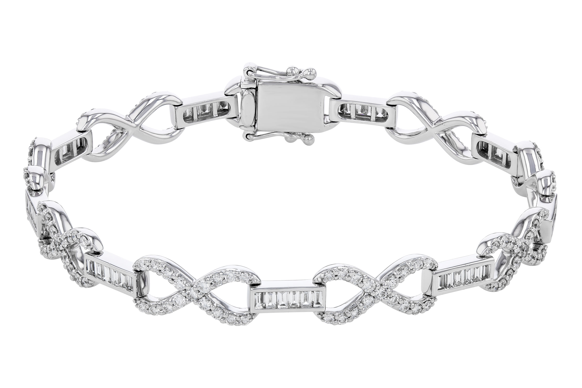 E321-65693: BRACELET 1.00 TW BAG 2.45 TW (7")