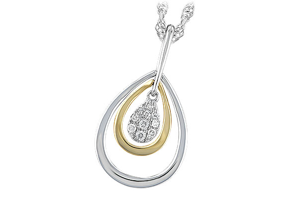 F229-85720: NECKLACE .04 TW