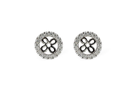 F233-49284: EARRING JACKETS .24 TW (FOR 0.75-1.00 CT TW STUDS)