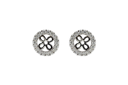 F233-49284: EARRING JACKETS .24 TW (FOR 0.75-1.00 CT TW STUDS)