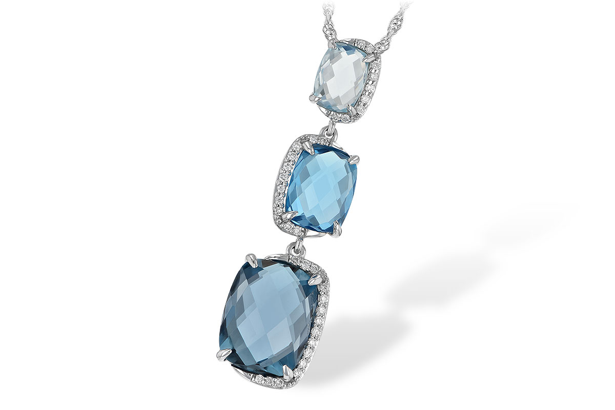 F234-42965: NECK 8.71 BLUE TOPAZ 8.89 TGW