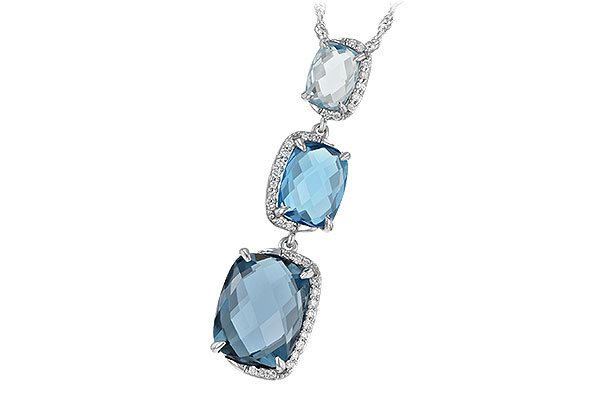 F234-42965: NECK 8.71 BLUE TOPAZ 8.89 TGW