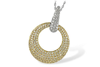 F235-30256: NECK 1.64 YELLOW DIAS 1.90 TW
