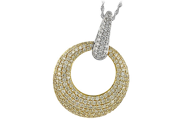F235-30256: NECK 1.64 YELLOW DIAS 1.90 TW