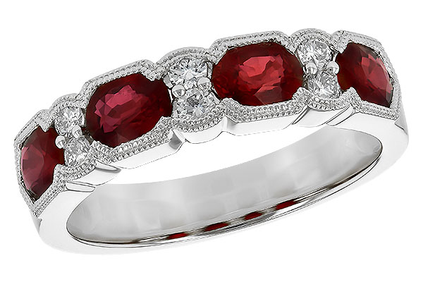 F236-20247: LDS WED RG 1.66 RUBY 1.84 TGW (5x4MM RUBY)