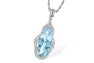 F236-23847: NECK 3.97 AQUAMARINE 4.20 TGW
