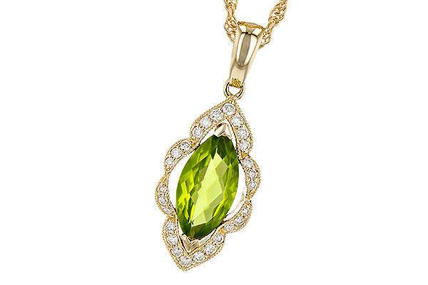 F236-23884: NECK .94 PERIDOT 1.05 TGW