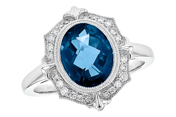 F236-25647: LDS RG 3.00 LONDON BLUE TOPAZ 3.16 TGW