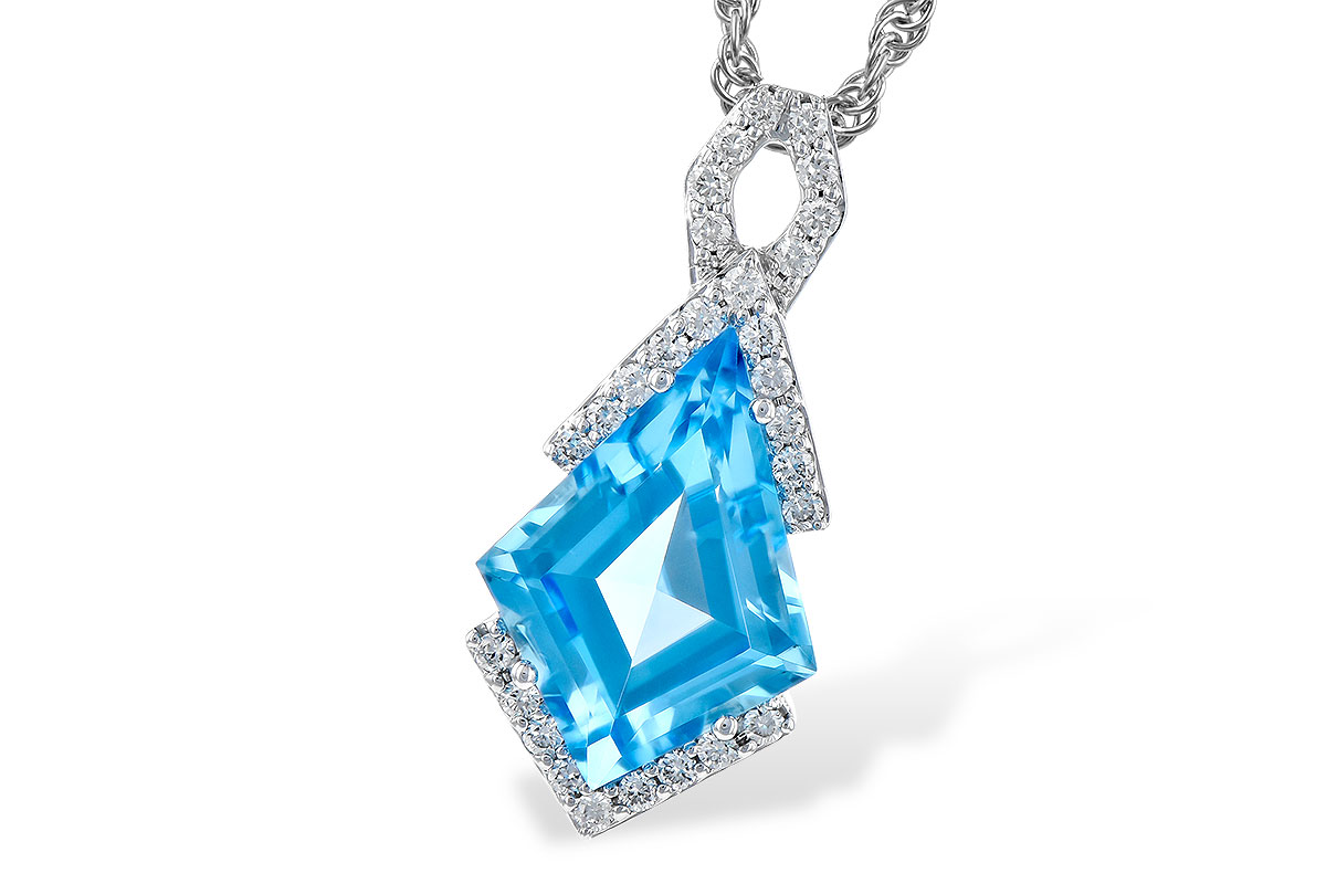 F318-92911: NECK 2.40 BLUE TOPAZ 2.53 TGW
