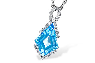 F318-92911: NECK 2.40 BLUE TOPAZ 2.53 TGW