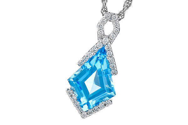 F318-92911: NECK 2.40 BLUE TOPAZ 2.53 TGW