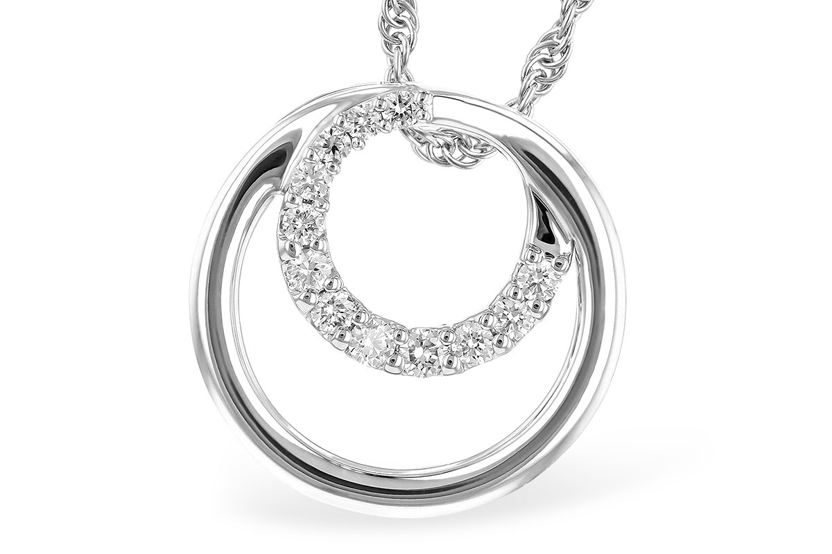 F318-97511: NECKLACE .15 TW