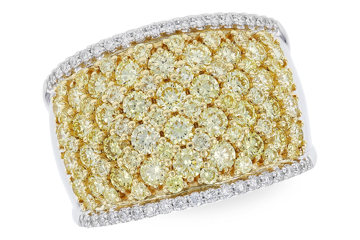 F319-84765: LDS DIA WED RG 2.19 YELLOW DIAS 2.37 TW