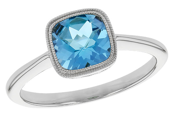 F319-88365: LDS RG 1.45 CT SWISS BLUE TOPAZ