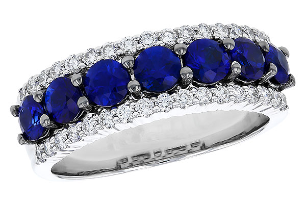 F320-72929: B235-30229 W/BLUE SAPP 1.58 TW SAPP 2.02 TGW