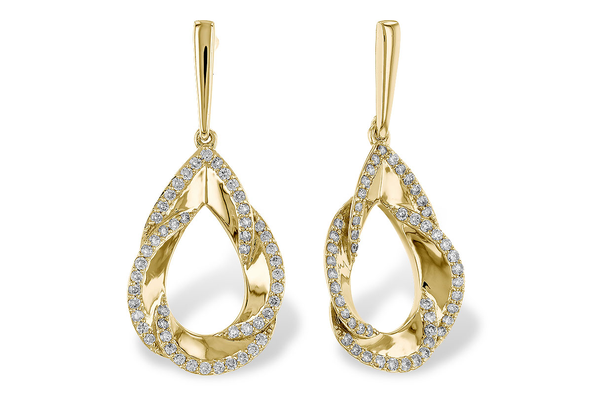 F320-74802: EARRINGS .50 TW