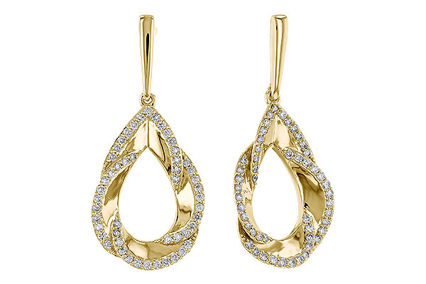 F320-74802: EARRINGS .50 TW