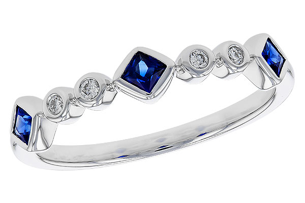 F320-77456: LDS WED RG .25 SAPPHIRE .30 TGW