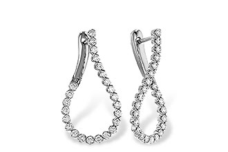 F320-79320: EARRINGS 1.00 TW