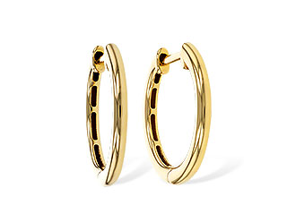 F320-80193: GOLD EARRINGS (16MM)
