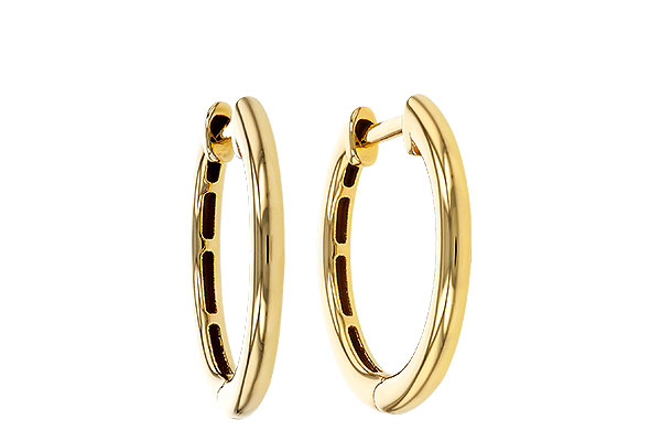F320-80193: GOLD EARRINGS (16MM)