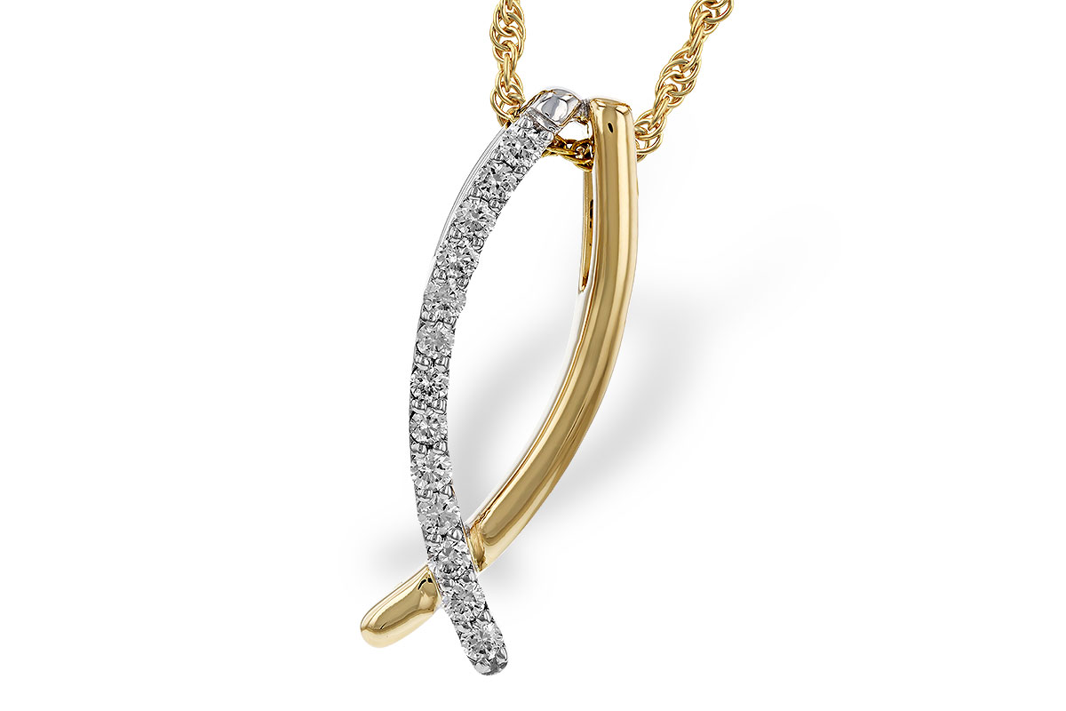 F320-80202: NECKLACE .25 TW