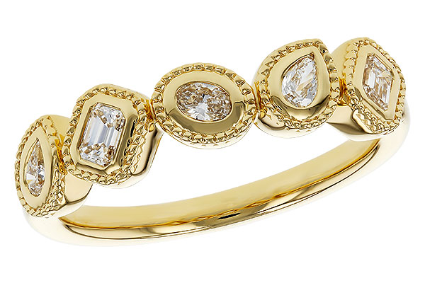 F320-80256: LDS DIA WED RG .34 TW FANCY CUT DIAS