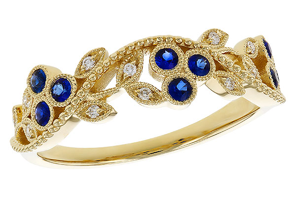 F320-81093: LDS WED RG .23 SAPPHIRE .29 TGW
