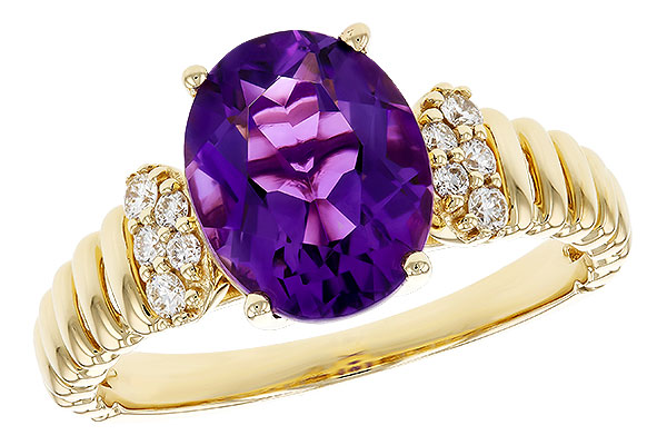 F321-63838: LDS RG 2.12 AMETHYST 2.26 TGW (10x8MM AMY)