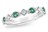 G230-80265: LDS WED RG .15 EMERALD .21 TGW