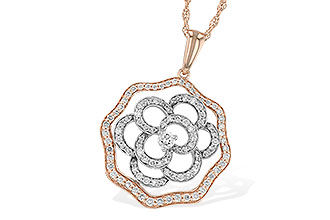 G234-38365: NECKLACE .73 TW