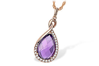 G235-35720: NECK 3.91 AMETHYST 4.10 TGW