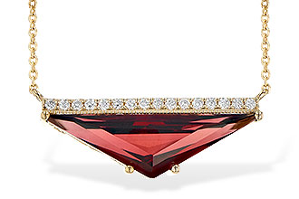 G236-23865: NECK 2.85 GARNET 2.95 TGW