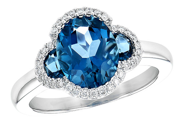 G236-23874: LDS RG 3.04 TW LONDON BLUE TOPAZ 3.20 TGW