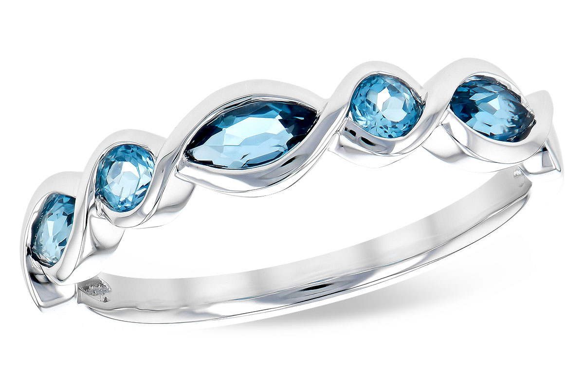 G318-93865: LDS RG .60 TW BLUE TOPAZ