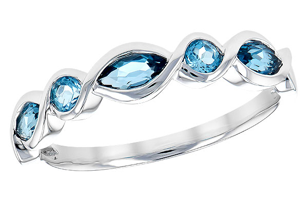 G318-93865: LDS RG .60 TW BLUE TOPAZ