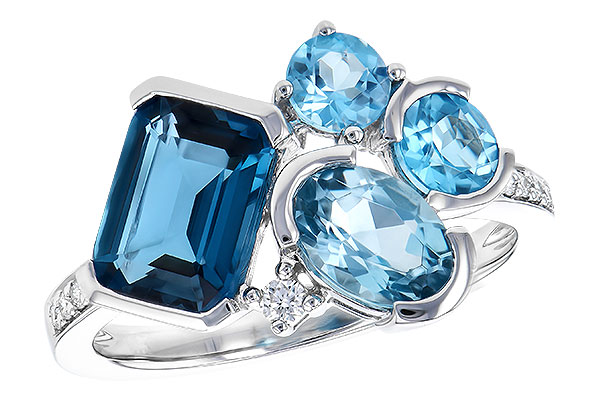 G318-97493: LDS RG 3.08 BLUE TOPAZ TW 3.15 TGW