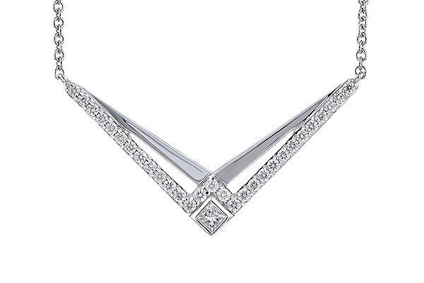 G318-98411: NECKLACE .22 TW