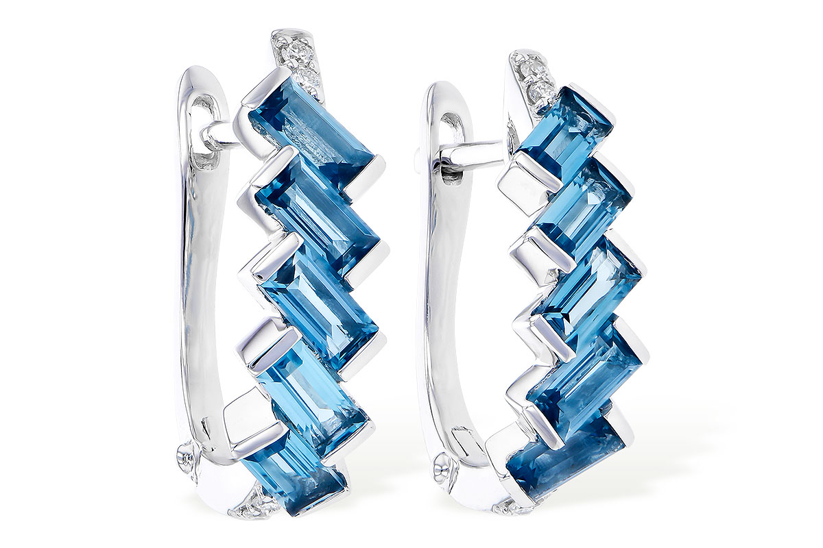 G318-98420: EARR 1.45 LONDON BLUE TOPAZ 1.50 TGW